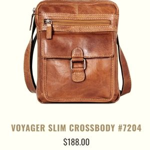 Voyager by Jack Georges Leather Crossbody HandMade